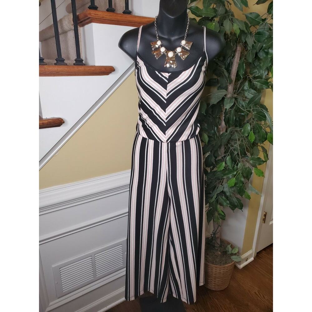 Just Be... Women Striped Jumpsuit 3X